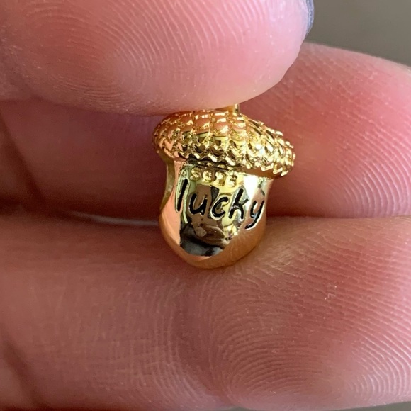 NWOT Lucky Acorn Charm Bead Sterling Silver 925 - Picture 12 of 14